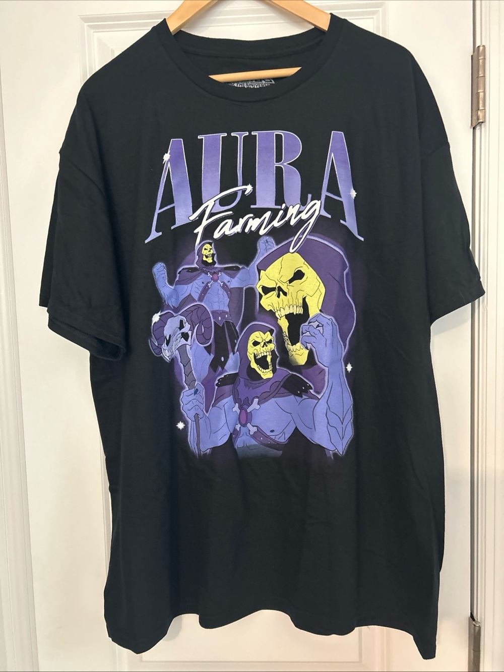 Masters of the Universe Men's Skeletor Aura Graphic Tee, XL- NWT